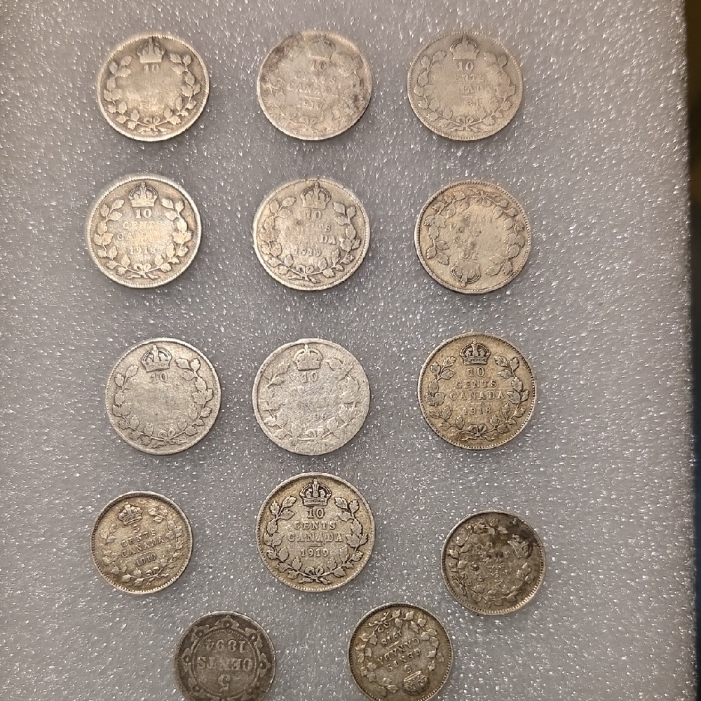 Vintage Silver Coins Collection